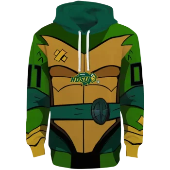 personalized north dakota state bison superhero armor green hoodie best selling