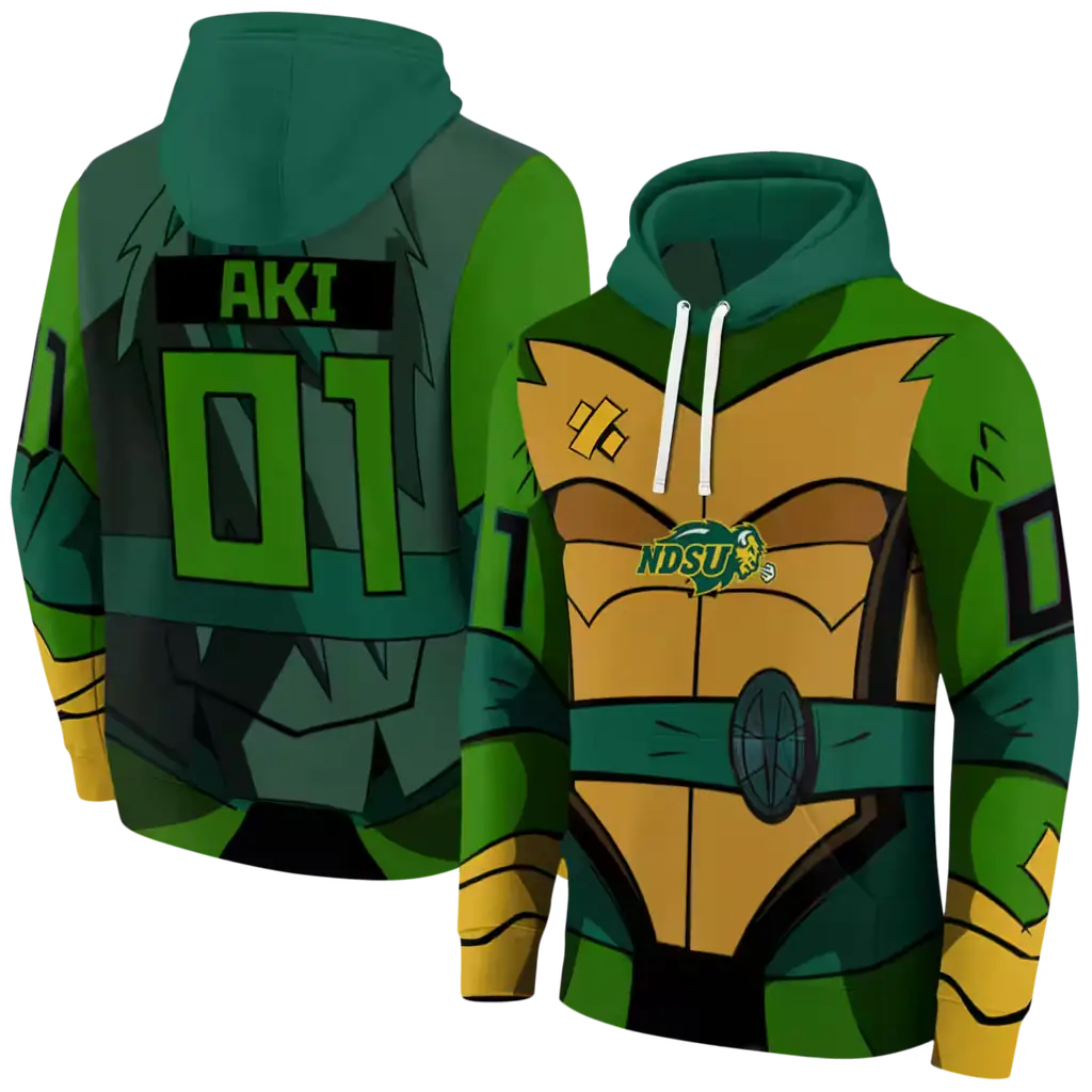 personalized north dakota state bison superhero armor green hoodie fashion forward personalized north dakota state bison superhero armor green hoodie fashion forward