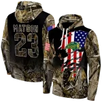 personalized north dakota state bison tree camo hoodie best selling