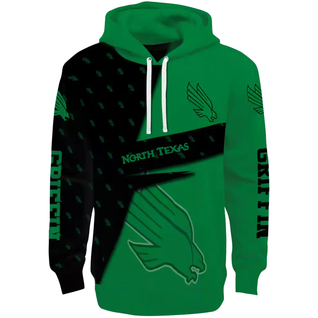 personalized north texas mean green abstract shape green hoodie best selling personalized north texas mean green abstract shape green hoodie best selling