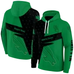 personalized north texas mean green abstract shape green hoodie best selling