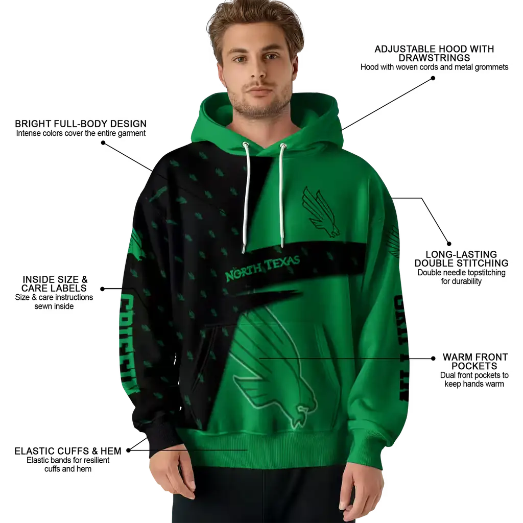 personalized north texas mean green abstract shape green hoodie latest model personalized north texas mean green abstract shape green hoodie latest model