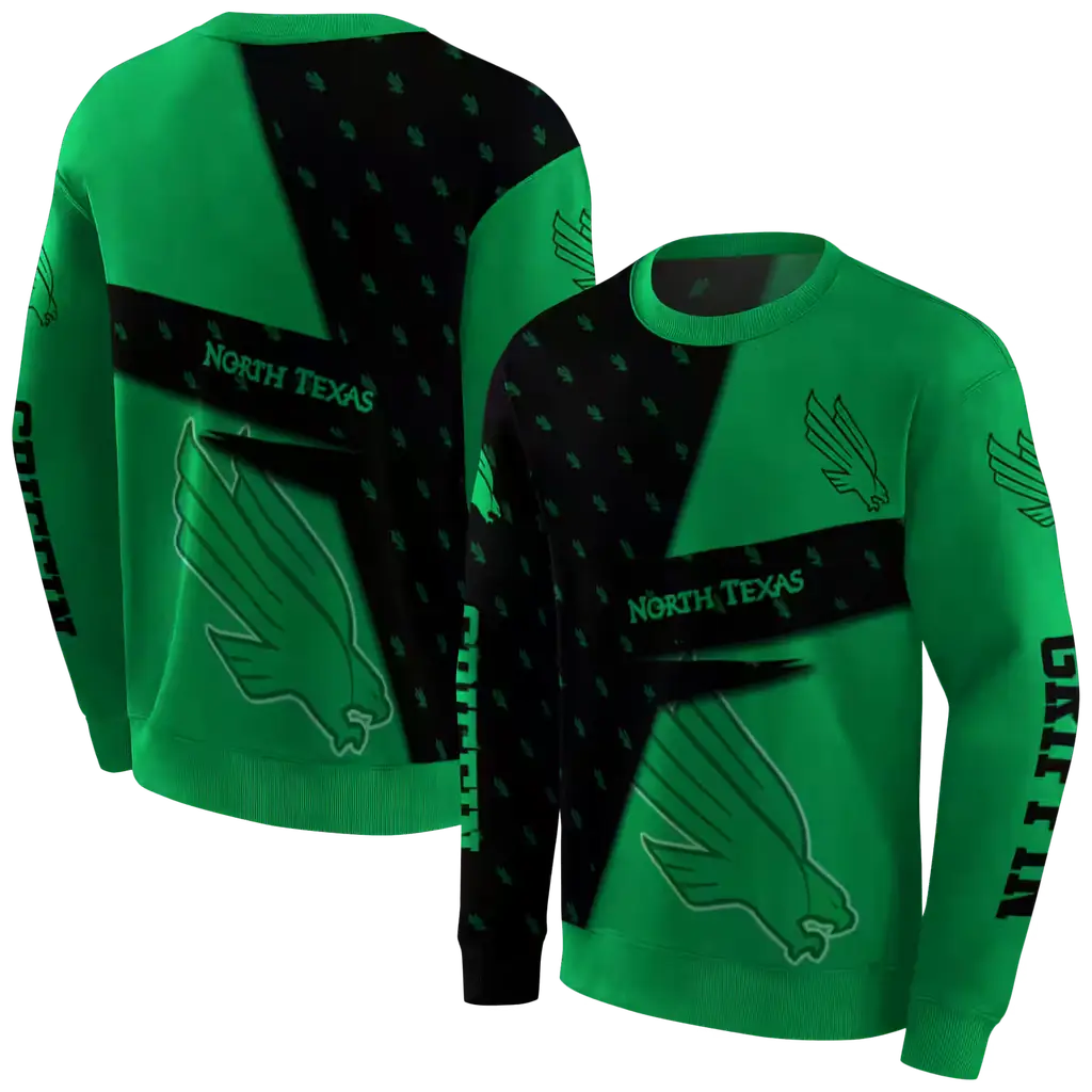 personalized north texas mean green abstract shape green hoodie premium grade personalized north texas mean green abstract shape green hoodie premium grade