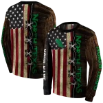 personalized north texas mean green american pride hoodie best selling