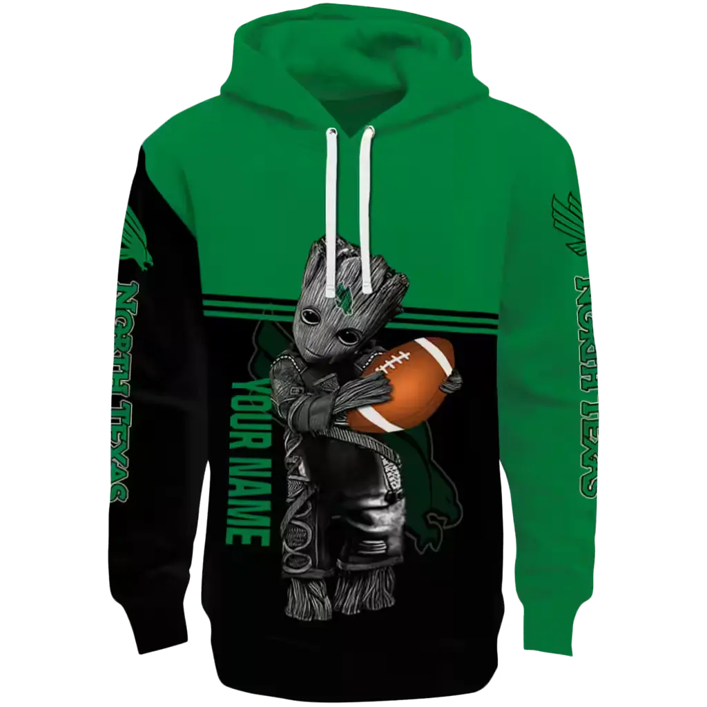 personalized north texas mean green baby groot green black hoodie best selling personalized north texas mean green baby groot green black hoodie best selling