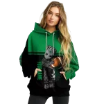 personalized north texas mean green baby groot green black hoodie best selling