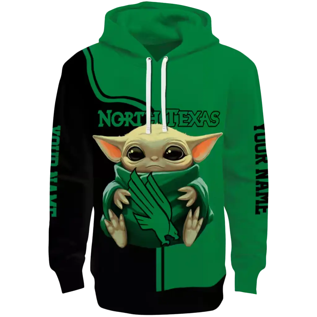 personalized north texas mean green baby yoda green black hoodie best selling personalized north texas mean green baby yoda green black hoodie best selling