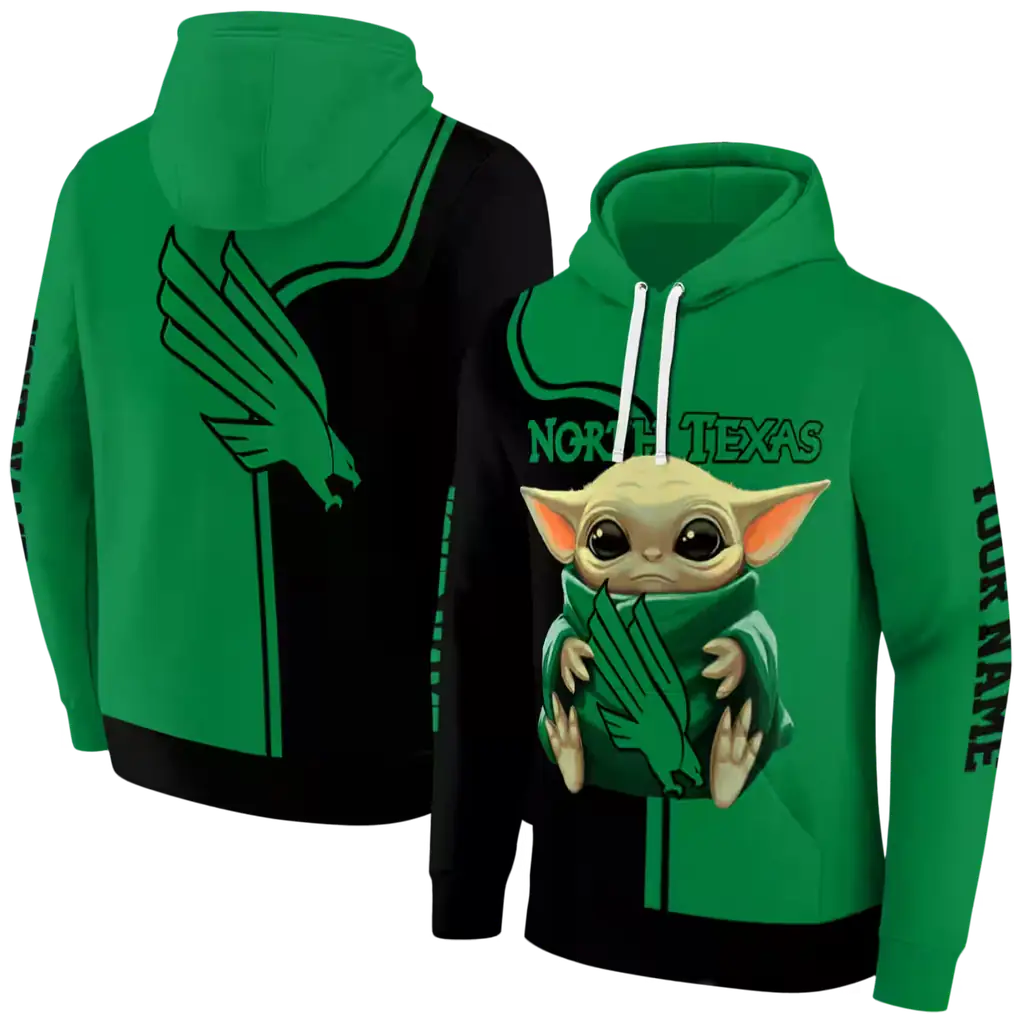 personalized north texas mean green baby yoda green black hoodie fashion forward personalized north texas mean green baby yoda green black hoodie fashion forward