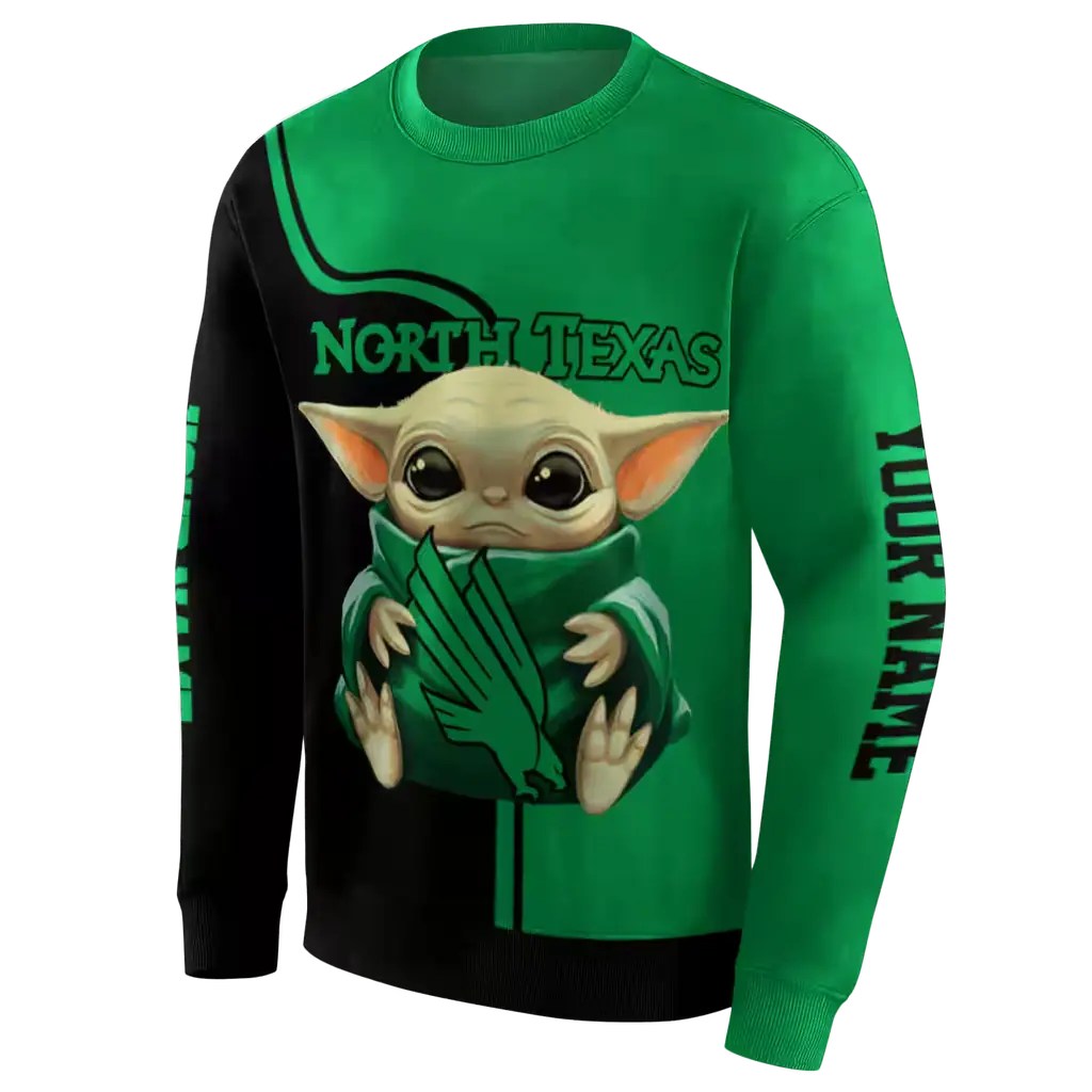 personalized north texas mean green baby yoda green black hoodie new arrival personalized north texas mean green baby yoda green black hoodie new arrival