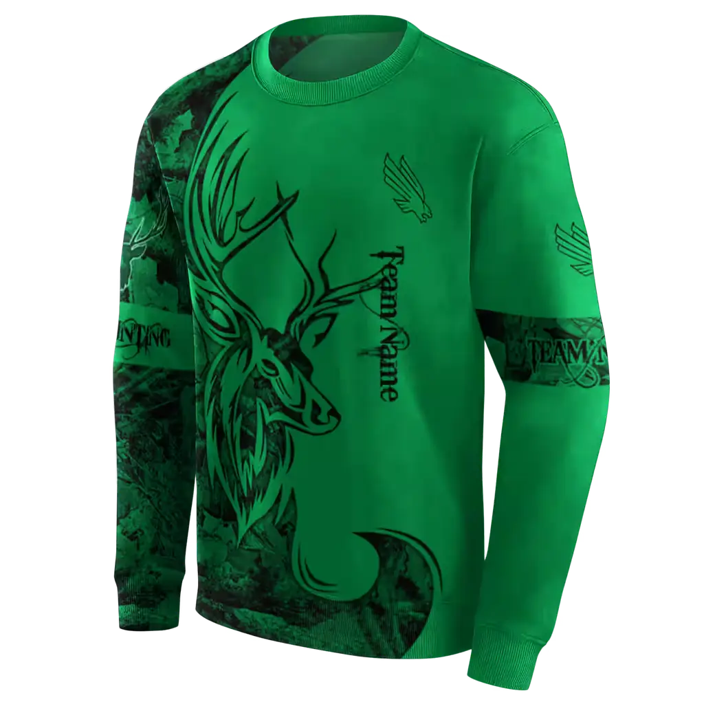 personalized north texas mean green deer silhouette green hoodie new arrival personalized north texas mean green deer silhouette green hoodie new arrival