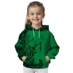 personalized north texas mean green deer silhouette green hoodie best selling