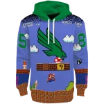 personalized north texas mean green mario blue black hoodie best selling