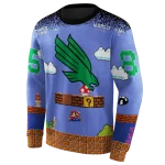 personalized north texas mean green mario blue black hoodie best selling