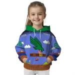 personalized north texas mean green mario blue black hoodie best selling