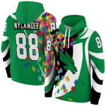 personalized north texas mean green puzzle pieces green hoodie best selling