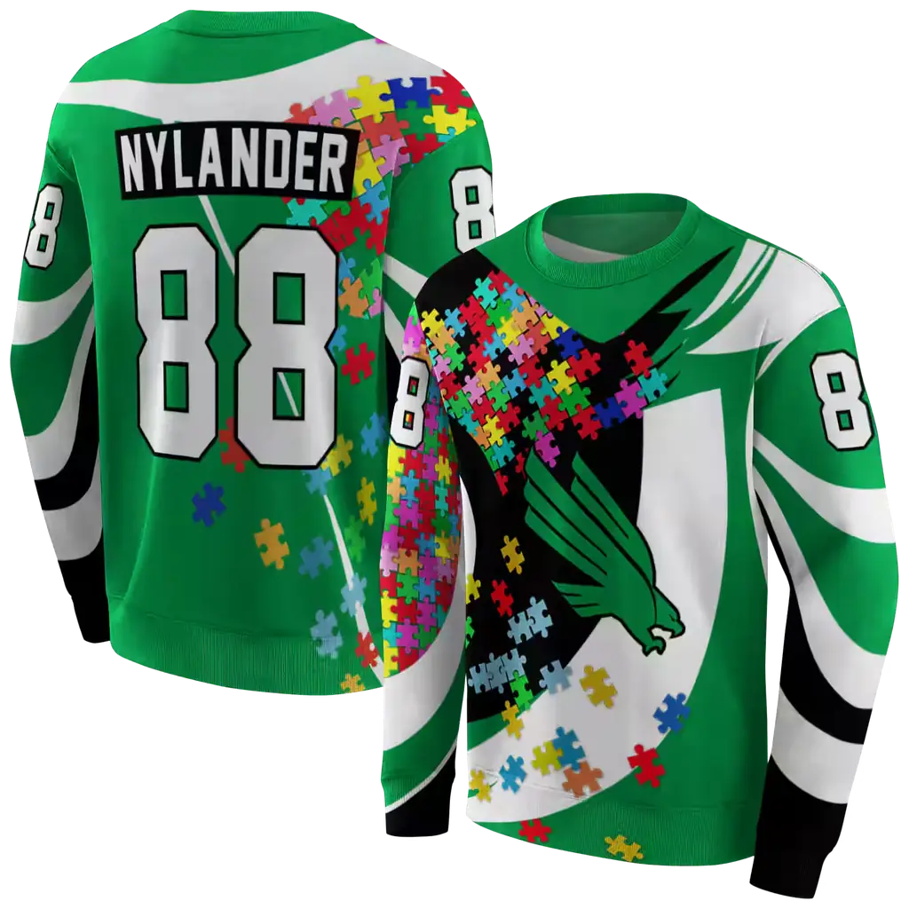 personalized north texas mean green puzzle pieces green hoodie premium grade personalized north texas mean green puzzle pieces green hoodie premium grade