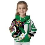 personalized north texas mean green puzzle pieces green hoodie best selling
