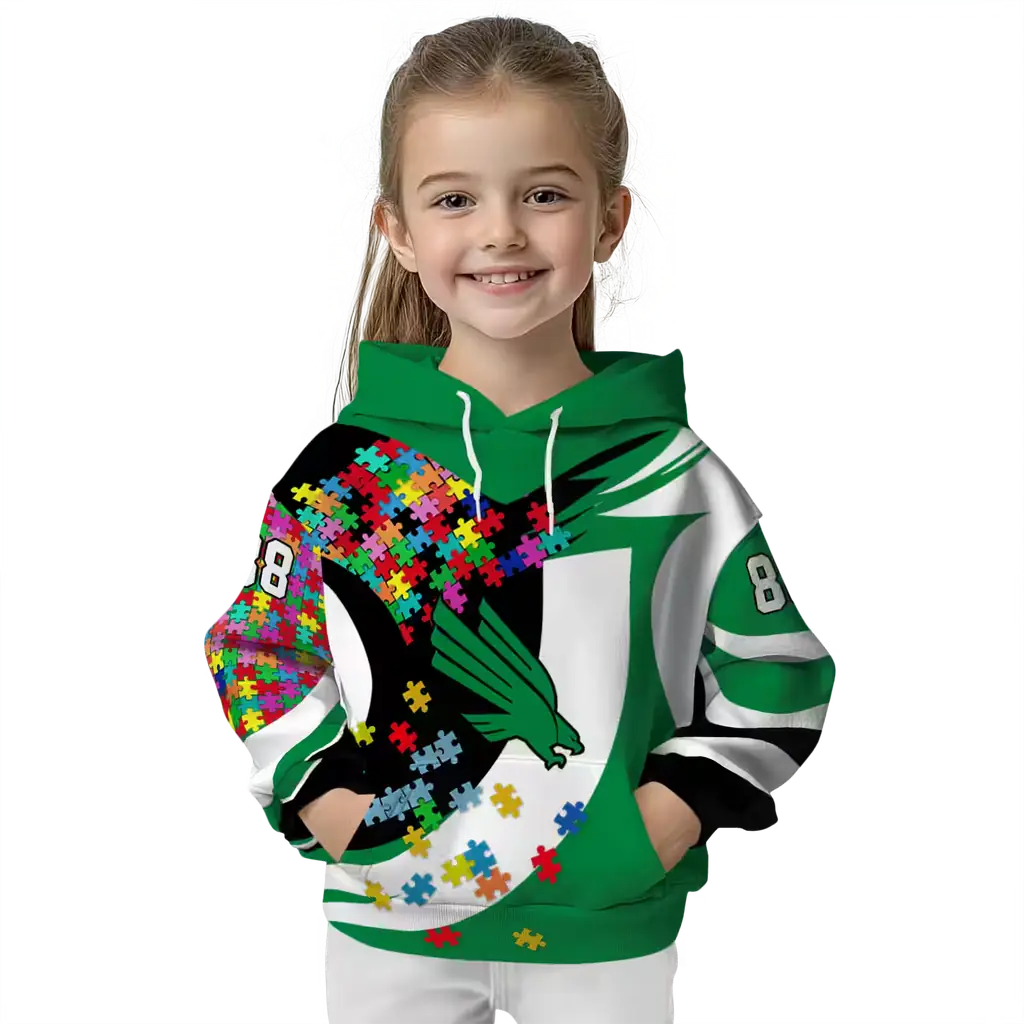 personalized north texas mean green puzzle pieces green hoodie top rated personalized north texas mean green puzzle pieces green hoodie top rated