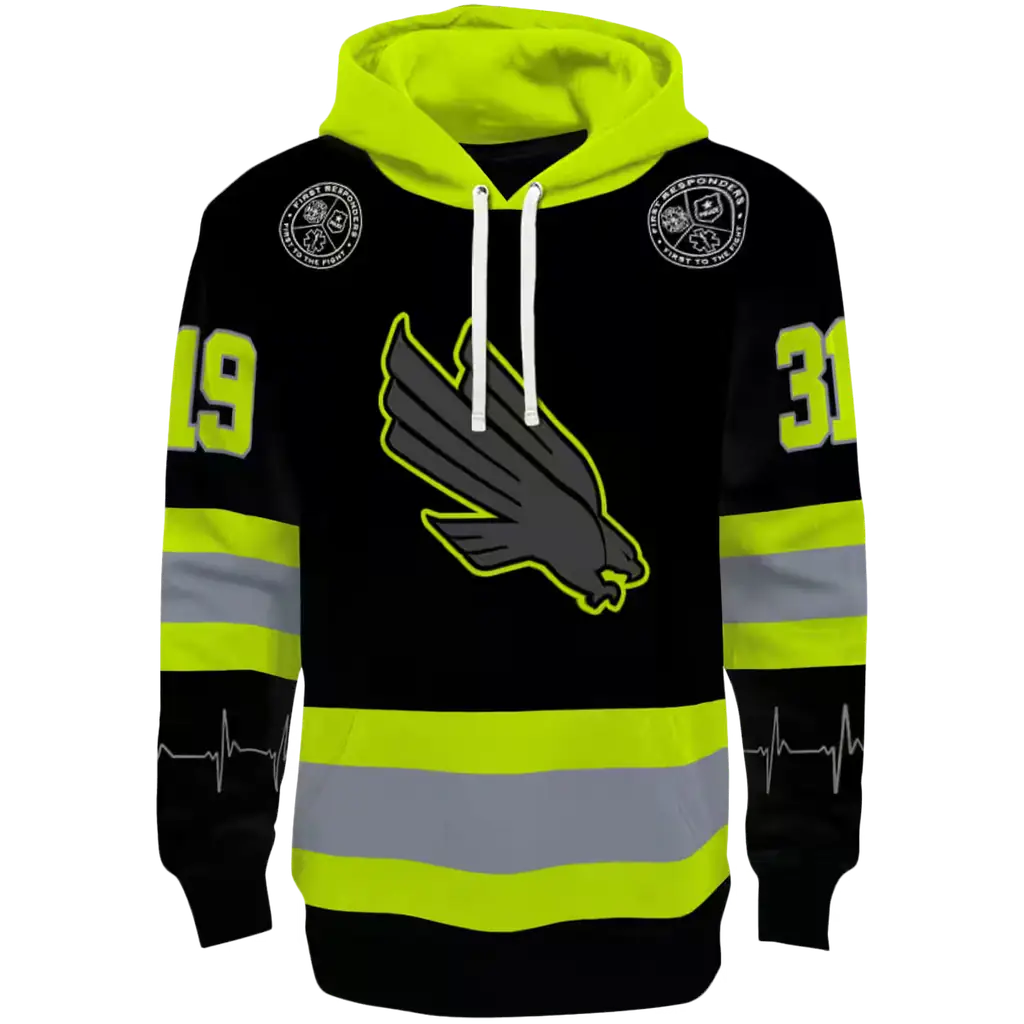 personalized north texas mean green safety motif black neon green hoodie best selling personalized north texas mean green safety motif black neon green hoodie best selling