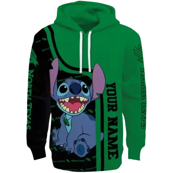 personalized north texas mean green stitch green hoodie best selling