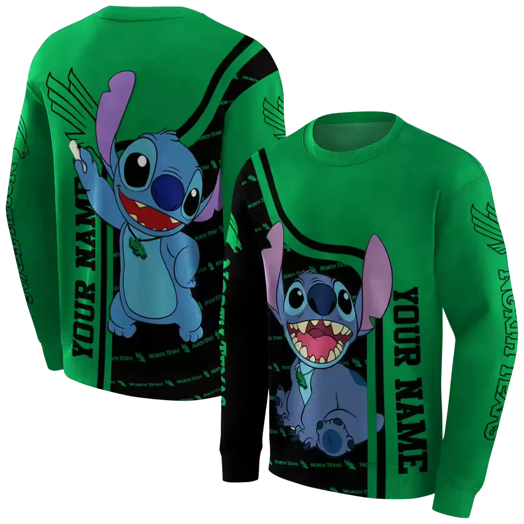 personalized north texas mean green stitch green hoodie premium grade personalized north texas mean green stitch green hoodie premium grade