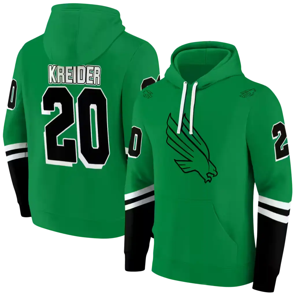 personalized north texas mean green striped sleeves green hoodie fashion forward personalized north texas mean green striped sleeves green hoodie fashion forward