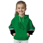 personalized north texas mean green striped sleeves green hoodie best selling