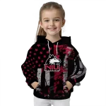 personalized northern illinois huskies distressed flag red black hoodie best selling