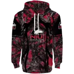 personalized northern illinois huskies hunting theme red black hoodie best selling