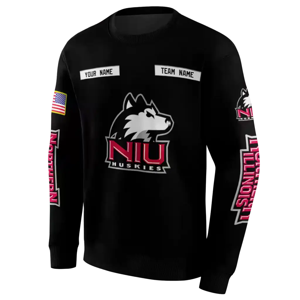 personalized northern illinois huskies punisher skull black hoodie new arrival personalized northern illinois huskies punisher skull black hoodie new arrival