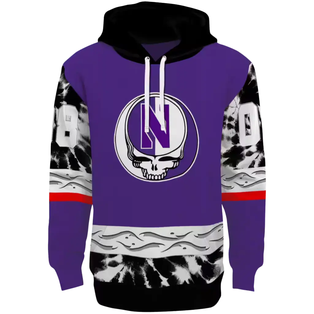 personalized northwestern wildcats grateful vibes purple hoodie best selling personalized northwestern wildcats grateful vibes purple hoodie best selling