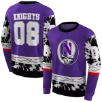 personalized northwestern wildcats grateful vibes purple hoodie best selling