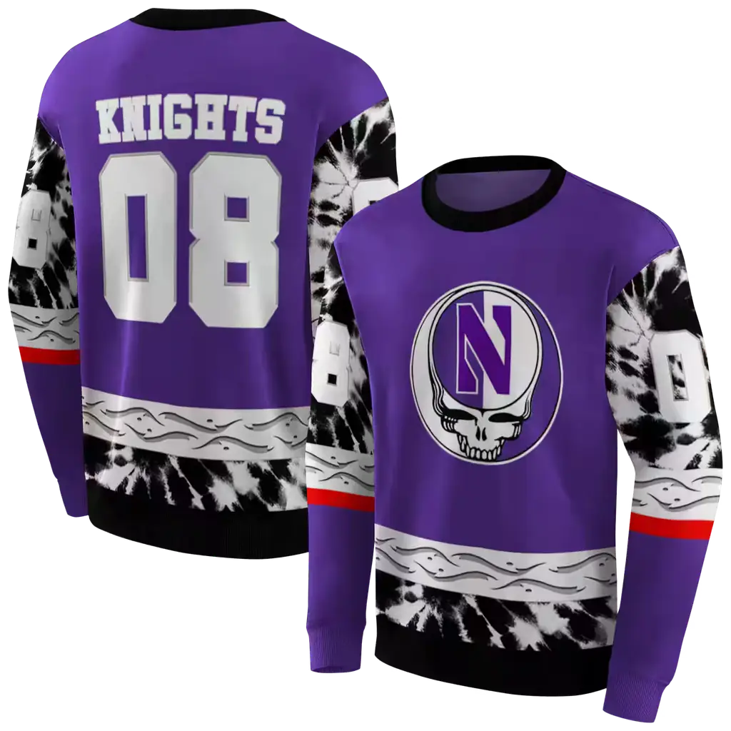 personalized northwestern wildcats grateful vibes purple hoodie premium grade personalized northwestern wildcats grateful vibes purple hoodie premium grade