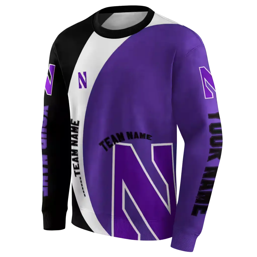 personalized northwestern wildcats minimalist design purple black hoodie new arrival personalized northwestern wildcats minimalist design purple black hoodie new arrival