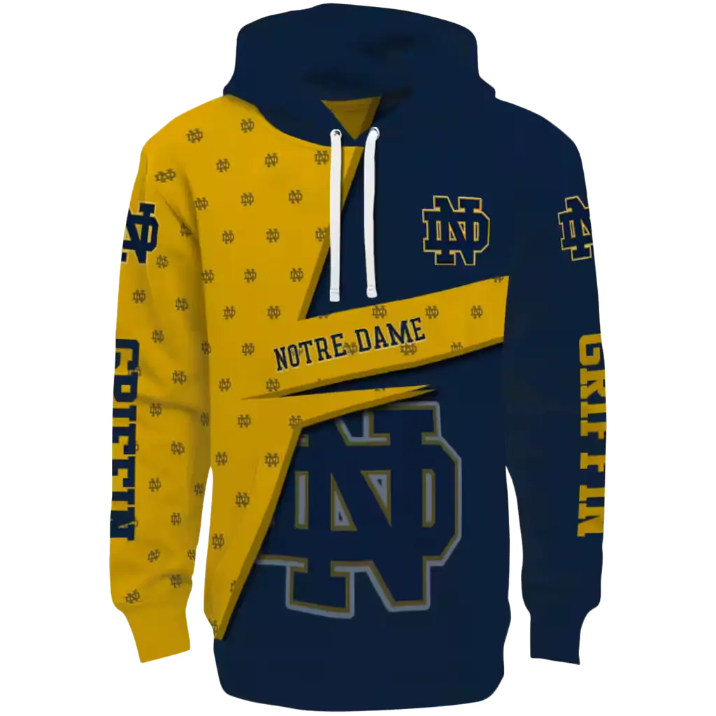personalized notre dame fighting irish abstract shape navy hoodie best selling personalized notre dame fighting irish abstract shape navy hoodie best selling