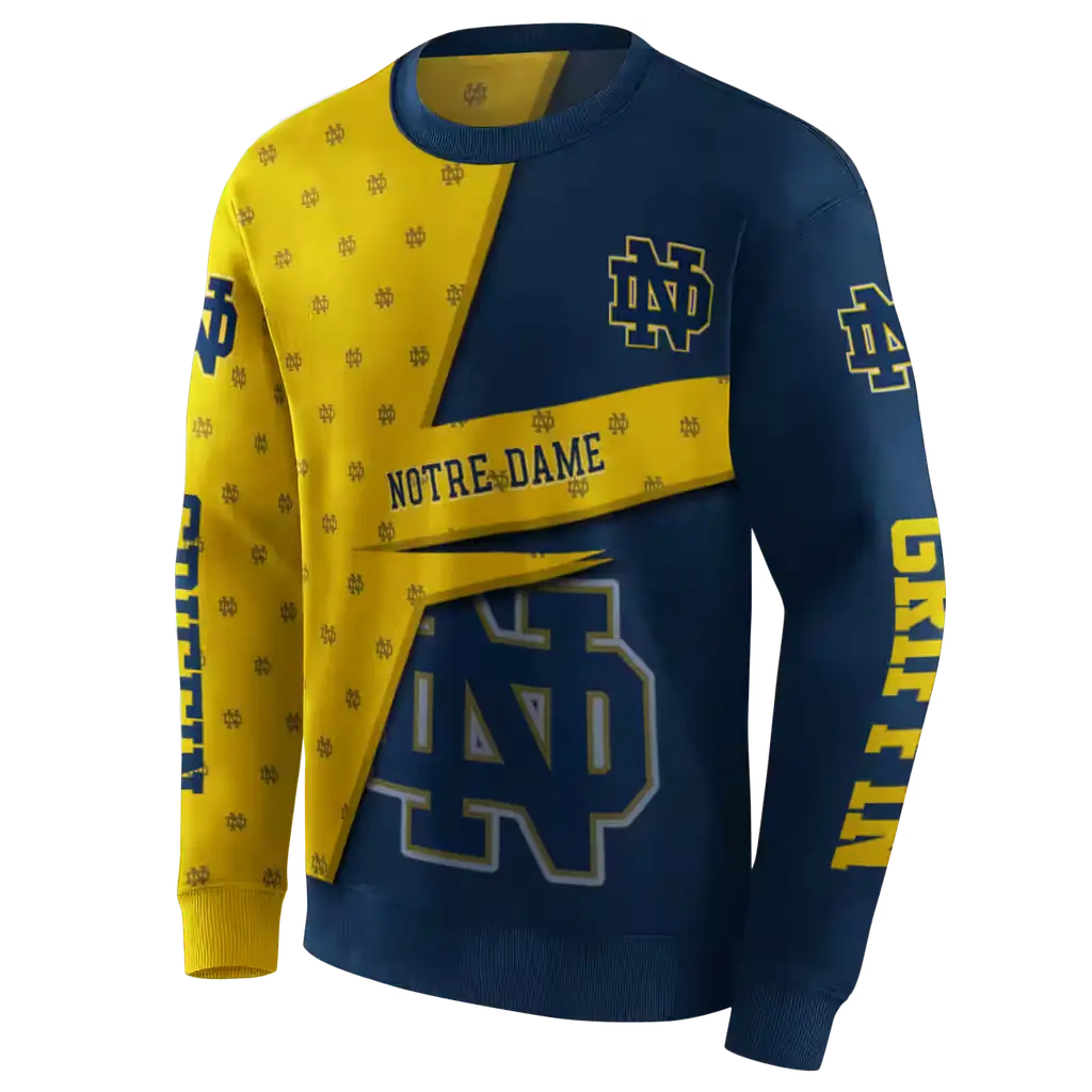 personalized notre dame fighting irish abstract shape navy hoodie new arrival personalized notre dame fighting irish abstract shape navy hoodie new arrival