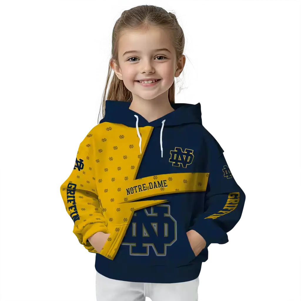 personalized notre dame fighting irish abstract shape navy hoodie top rated personalized notre dame fighting irish abstract shape navy hoodie top rated
