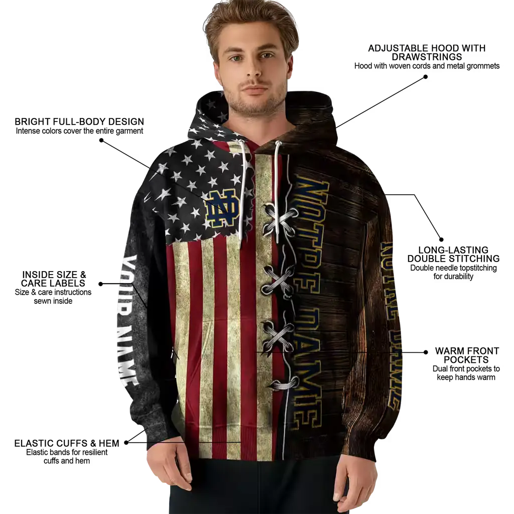 personalized notre dame fighting irish american pride hoodie latest model personalized notre dame fighting irish american pride hoodie latest model