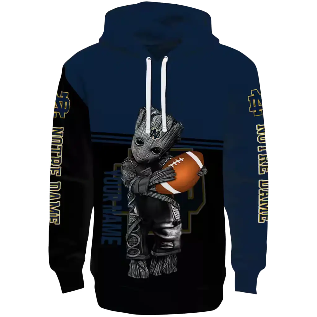 personalized notre dame fighting irish baby groot navy black hoodie best selling personalized notre dame fighting irish baby groot navy black hoodie best selling