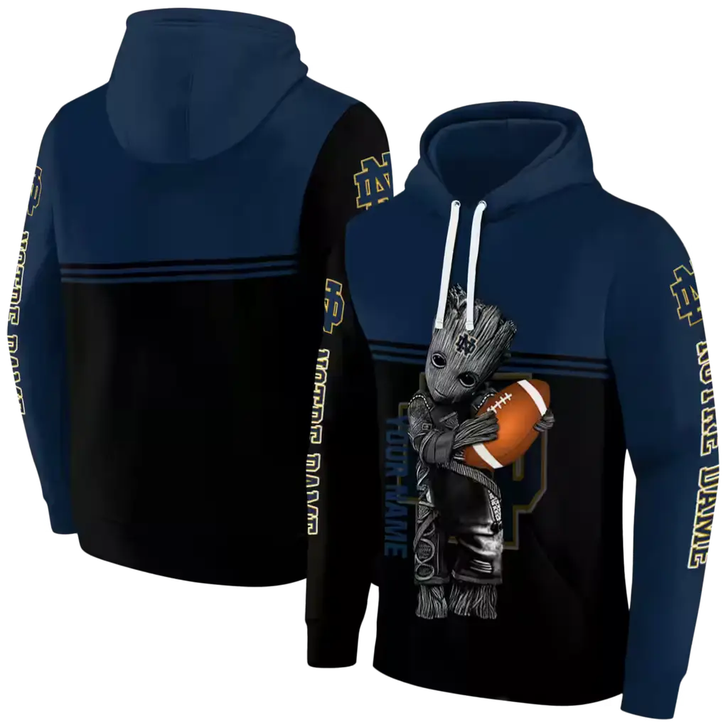 personalized notre dame fighting irish baby groot navy black hoodie fashion forward personalized notre dame fighting irish baby groot navy black hoodie fashion forward
