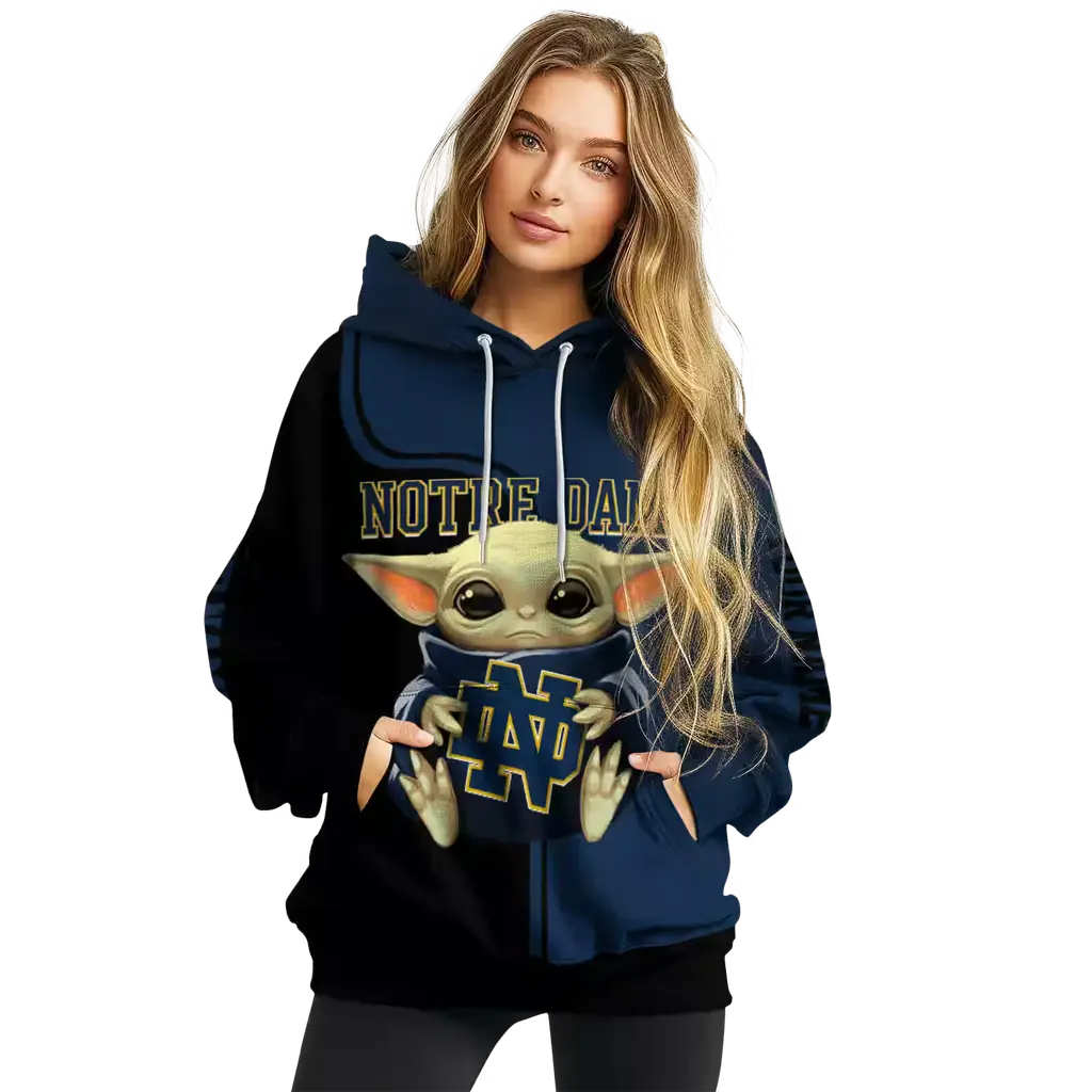 personalized notre dame fighting irish baby yoda navy black hoodie high quality personalized notre dame fighting irish baby yoda navy black hoodie high quality