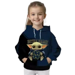 personalized notre dame fighting irish baby yoda navy black hoodie best selling