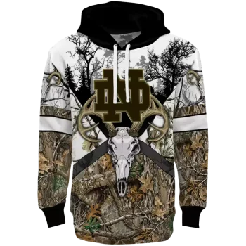 personalized notre dame fighting irish forest silhouette hoodie best selling