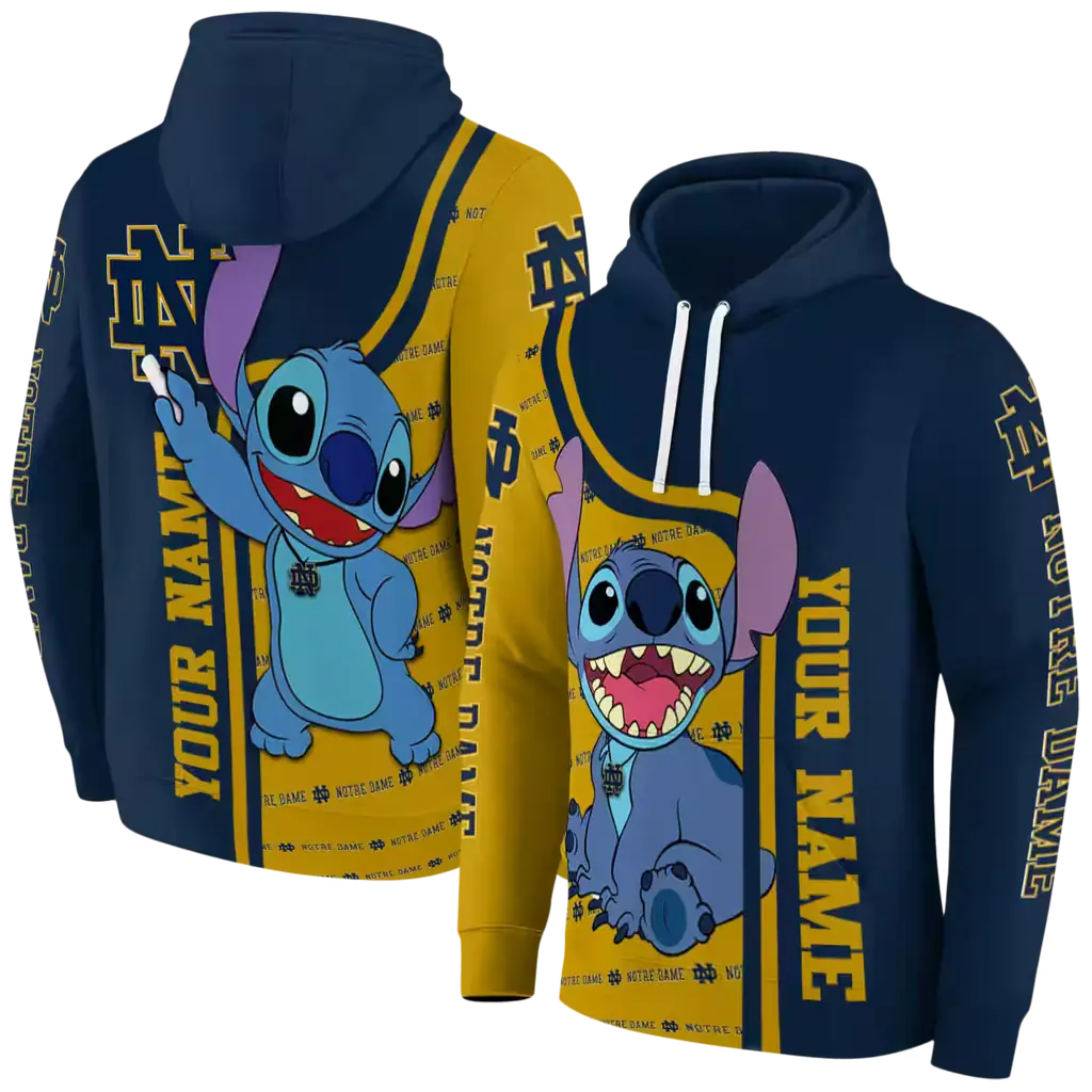 personalized notre dame fighting irish stitch navy hoodie fashion forward personalized notre dame fighting irish stitch navy hoodie fashion forward
