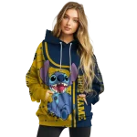 personalized notre dame fighting irish stitch navy hoodie best selling