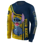 personalized notre dame fighting irish stitch navy hoodie best selling