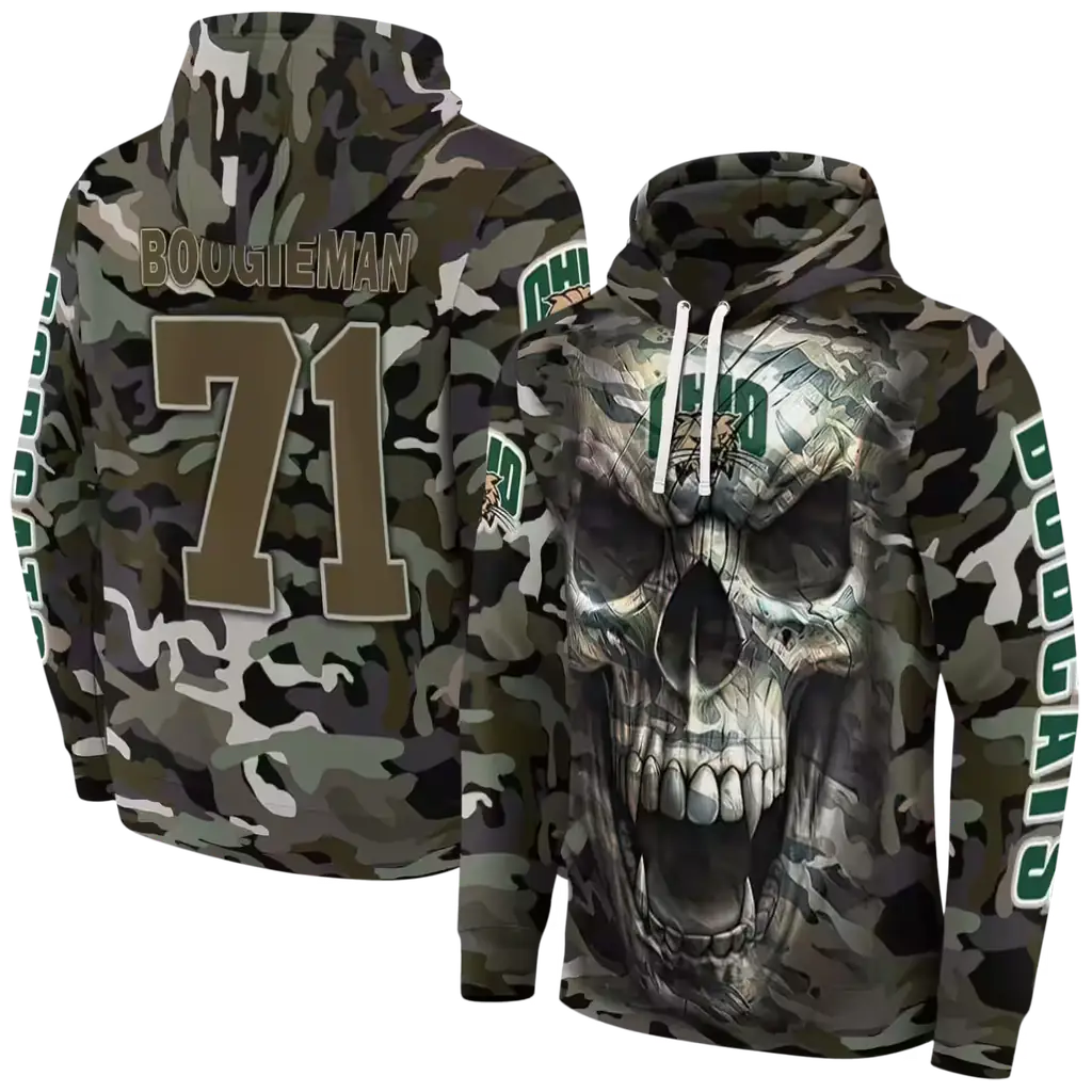 personalized ohio bobcats camo skull hoodie fashion forward personalized ohio bobcats camo skull hoodie fashion forward