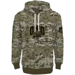 personalized ohio bobcats military style hoodie best selling