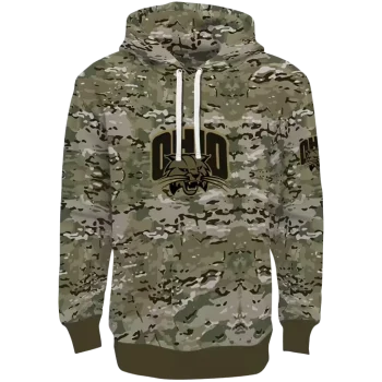 personalized ohio bobcats military style hoodie best selling