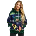 personalized ohio bobcats spongebob patrick star green navy hoodie best selling